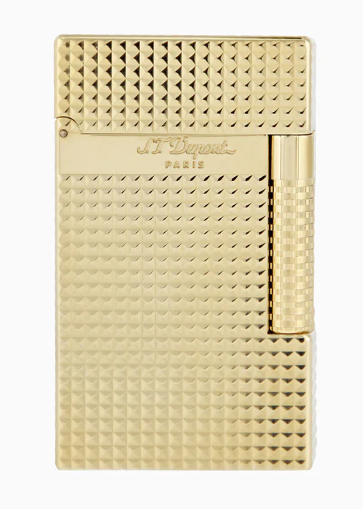 S.T. Dupont - Le Grand - Diamond Head Gold Lighter - Havana Cigar